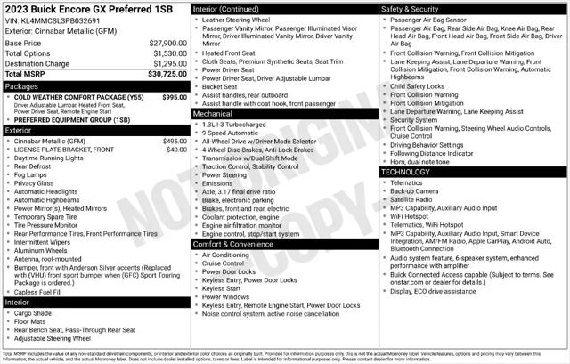 2023 Buick Encore GX Preferred AWD