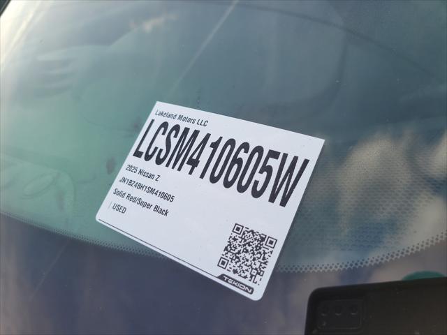 Used 2025 Nissan Z Performance Manual Transmission for sale in