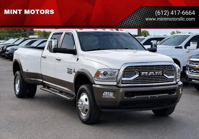 2018 Ram 3500 Laramie Longhorn Crew Cab 4x4 8 Box for sale in Ramsey, MN