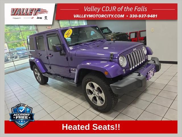 2017 Jeep Wrangler Unlimited Sahara 4x4 for sale in Cuyahoga Falls, OH