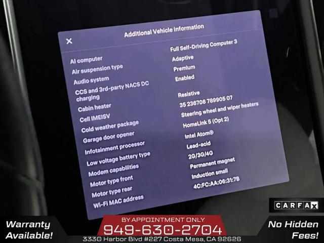 2021 Tesla Model S Long Range Plus Dual Motor All-Wheel Drive