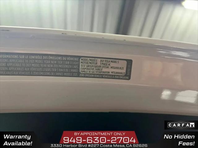 2021 Tesla Model S Long Range Plus Dual Motor All-Wheel Drive