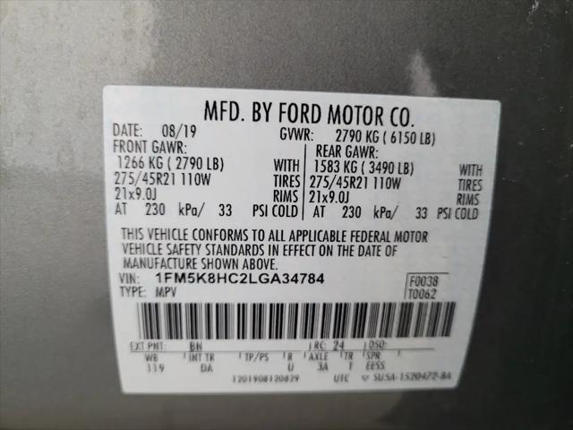 2020 Ford Explorer Platinum