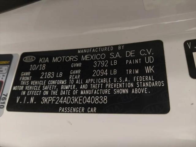 2019 Kia Forte LXS
