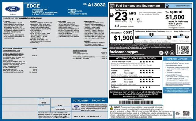 2023 Ford Edge SE for sale in Lancaster, CA