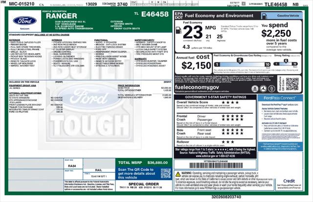 2026 Ford Ranger XL