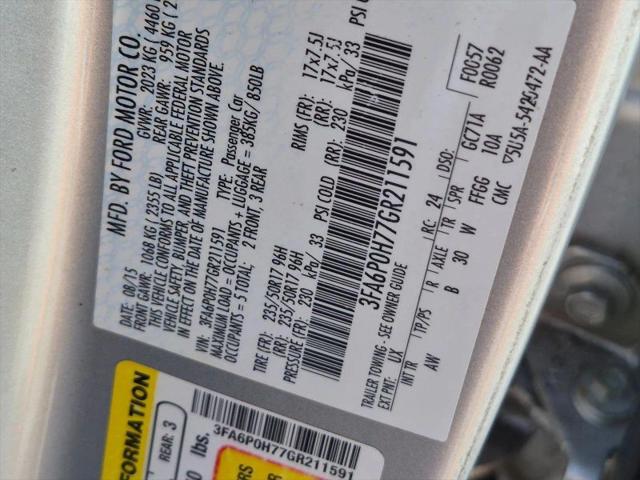 2016 Ford Fusion SE