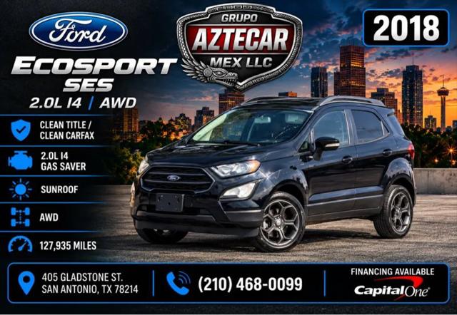 2018 Ford EcoSport SES for sale in San Antonio, TX