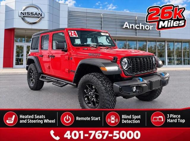 2024 Jeep Wrangler 4xe Willys 4xe for sale in North Smithfield, RI