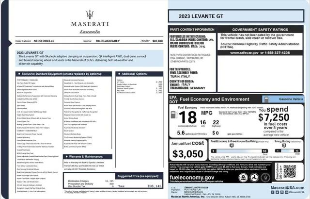 2023 Maserati Levante GT for sale in Greenwich, CT