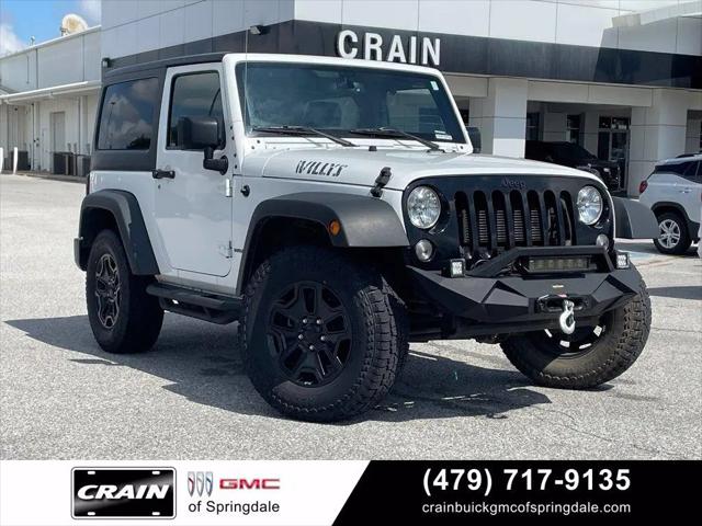 2017 Jeep Wrangler Willys Wheeler 4x4 for sale in Springdale, AR