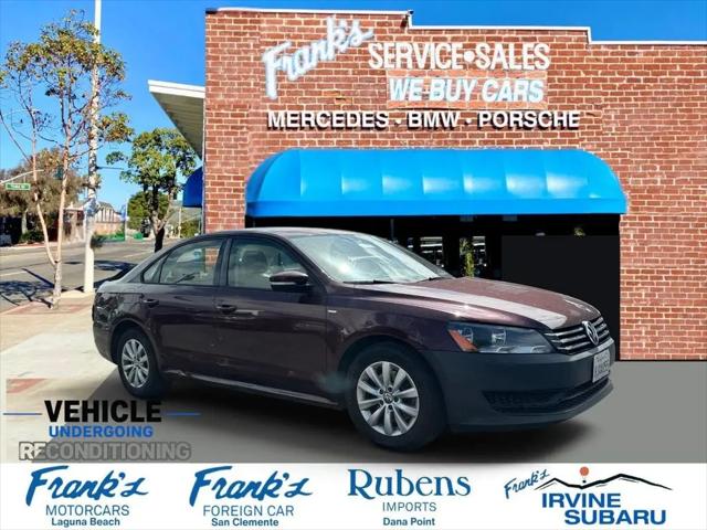 2013 Volkswagen Passat 2.5L Wolfsburg Edition for sale in Laguna Beach, CA