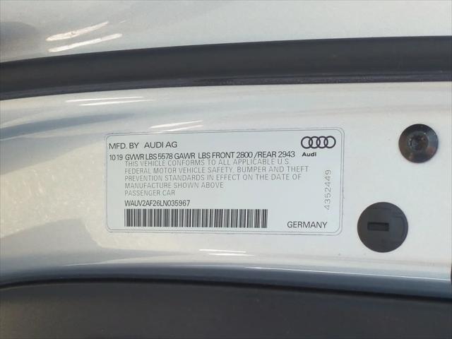 2020 Audi A7 Prestige 55 TFSI quattro S tronic