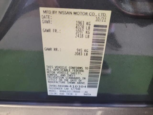2021 Nissan Altima S FWD