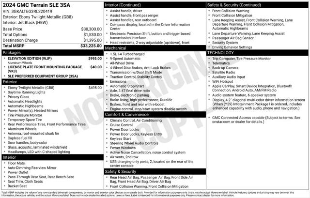 2024 GMC Terrain AWD SLE for sale in Gurnee, IL