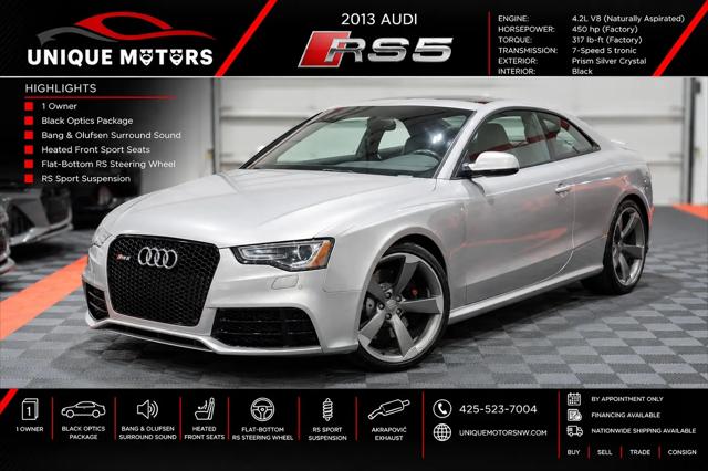 2013 Audi RS5 4.2 for sale in Kent, WA