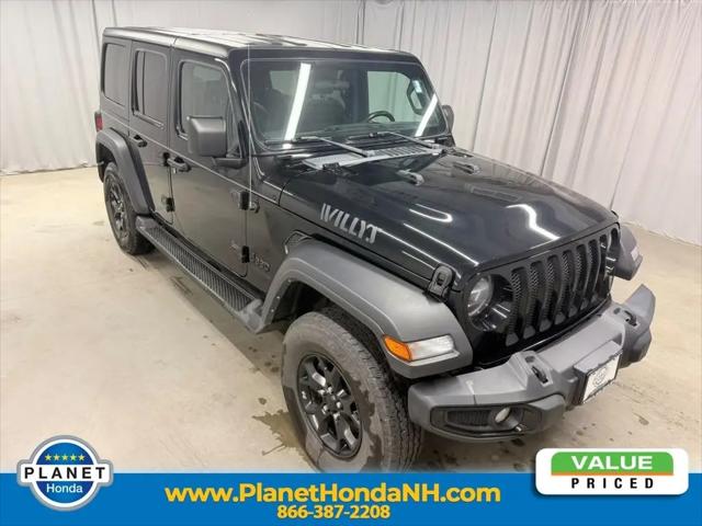 2021 Jeep Wrangler Unlimited Willys for sale in Tilton, NH