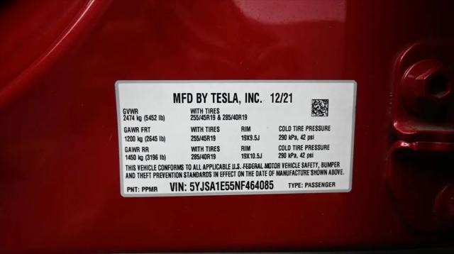 2022 Tesla Model S Dual Motor All-Wheel Drive