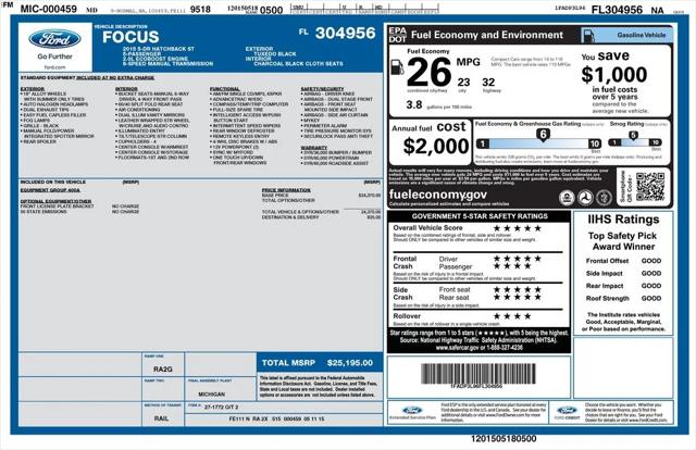 2015 Ford Focus ST ST