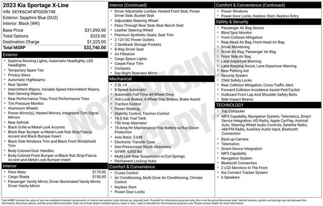 2023 Kia Sportage X-Line 2023 Kia Sportage X-Line