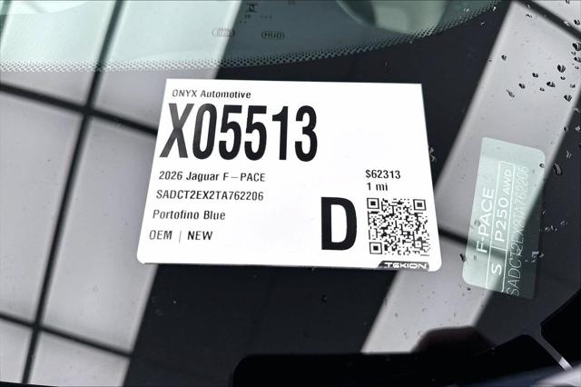 2026 Jaguar F-PACE R-Dynamic S P250 AWD Automatic