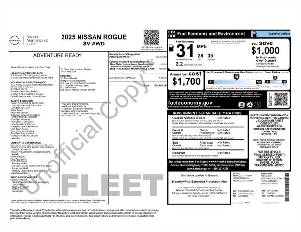 2025 Nissan Rogue SV Intelligent AWD for sale in East Stroudsburg, PA
