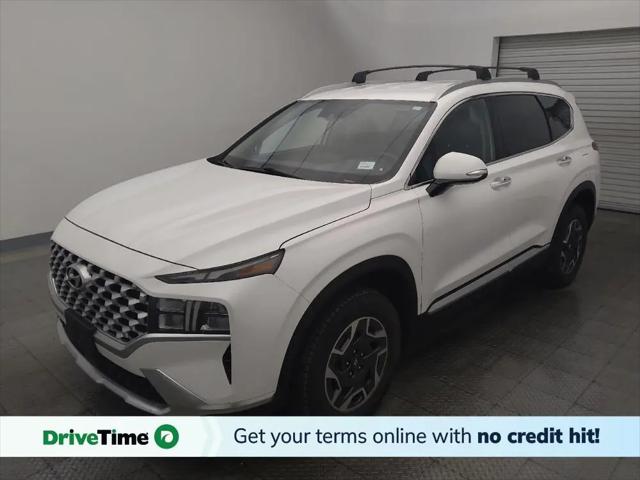 2021 Hyundai Santa Fe Hybrid Blue for sale in Houston, TX