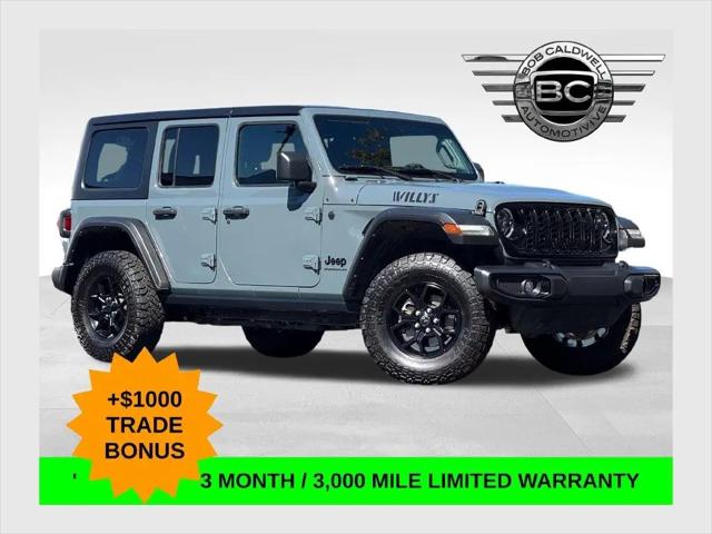 2024 Jeep Wrangler 4-Door Willys 4x4 for sale in Columbus, OH