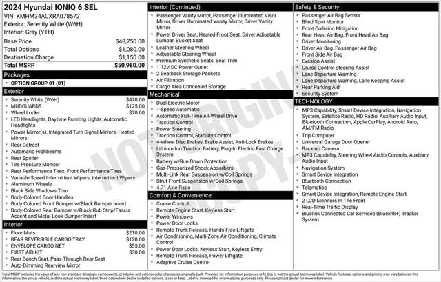 2024 Hyundai IONIQ 6 SEL for sale in Monmouth Junction, NJ