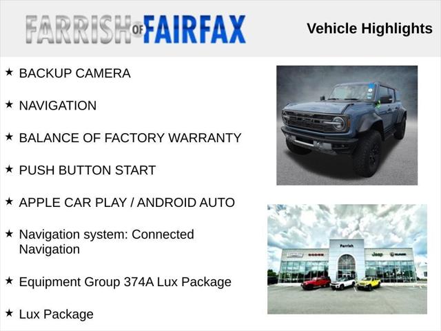2023 Ford Bronco Raptor 2023 Ford Bronco Raptor