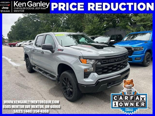2024 Chevrolet Silverado 1500 4WD Crew Cab Short Bed Custom Trail Boss for sale in Mentor, OH