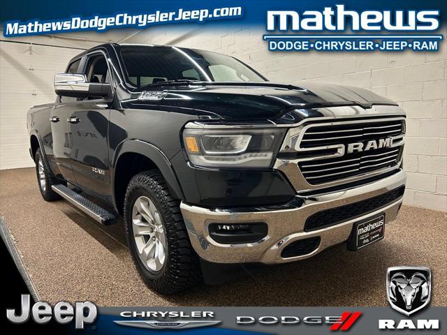 2019 Ram 1500 Laramie Quad Cab 4x4 64 Box for sale near Marion, OH
