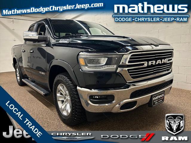 2019 Ram 1500 Laramie Quad Cab 4x4 64 Box for sale near Marion, OH