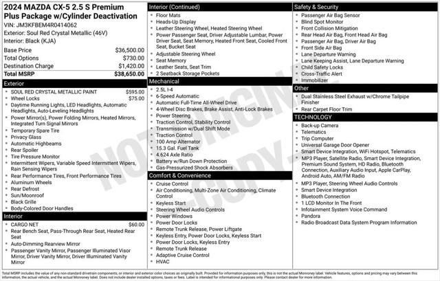 2024 Mazda CX-5 2.5 S Premium Plus