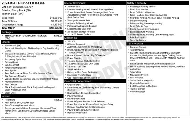 Used 2024 Kia Telluride EX X-Line For Sale in Muscle Shoals, AL