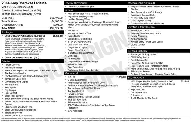 2014 Jeep Cherokee Latitude 2014 Jeep Cherokee Latitude