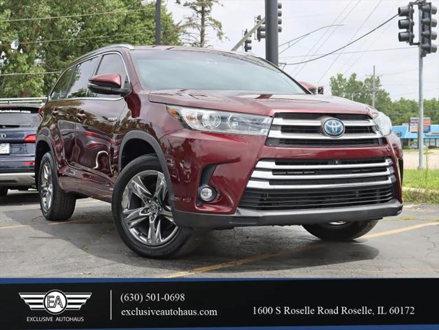 2019 Toyota Highlander Hybrid Limited Platinum for sale in Roselle, IL