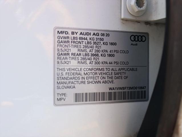 2021 Audi SQ7 Prestige
