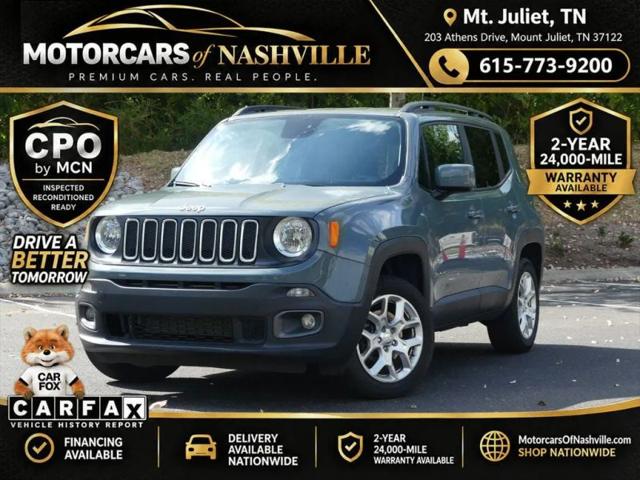 2018 Jeep Renegade Latitude 4x4 for sale in Mount Juliet, TN