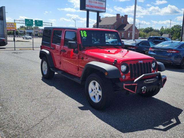 2018 Jeep Wrangler JK Unlimited Sport S 4x4 for sale in Dover, DE