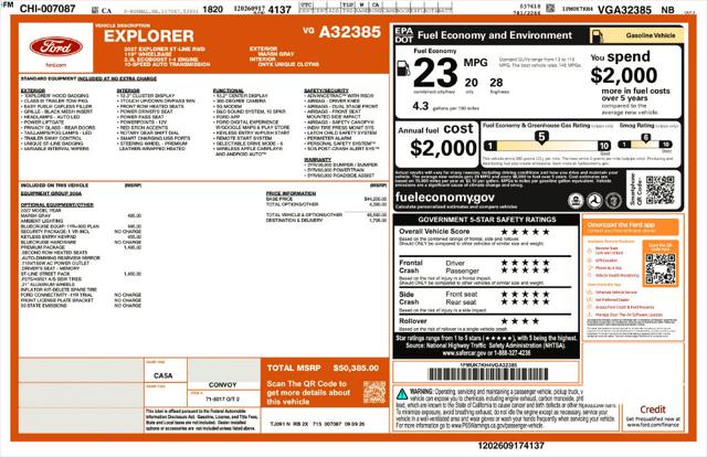 2027 Ford Explorer ST-Line