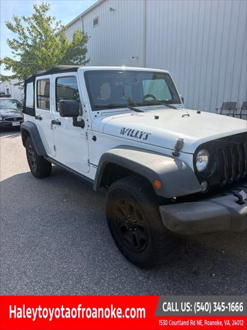 2017 Jeep Wrangler Unlimited Willy Wheeler 4x4 for sale in  Roanoke, VA