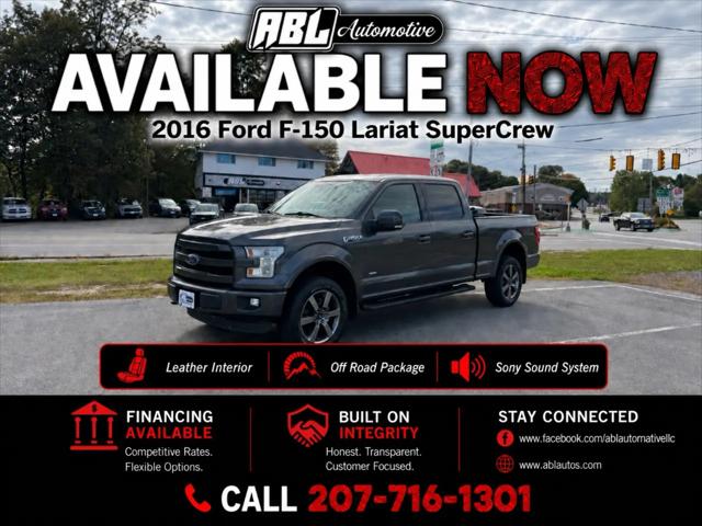 2016 Ford F-150 LARIAT for sale in Oakland, ME
