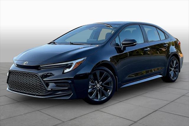 Certified Used 2025 Midnight Black Metallic Toyota SE image 35