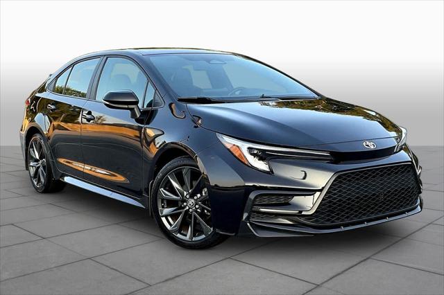 Certified Used 2025 Midnight Black Metallic Toyota SE image 37
