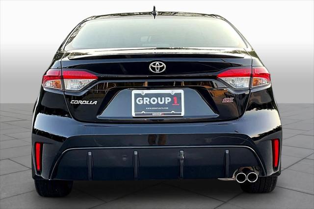 Certified Used 2025 Midnight Black Metallic Toyota SE image 39