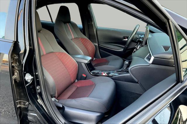 Certified Used 2025 Midnight Black Metallic Toyota SE image 43