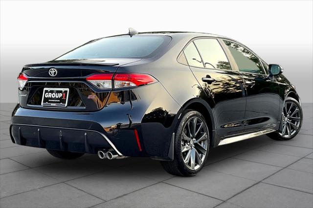 Certified Used 2025 Midnight Black Metallic Toyota SE image 47