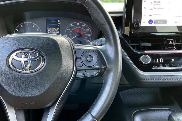 Certified Used 2025 Midnight Black Metallic Toyota SE image 58