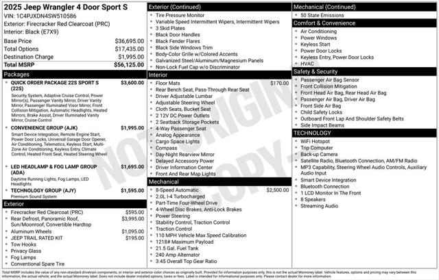 2025 Jeep Wrangler 4-Door Summit 4x4 2025 Jeep Wrangler 4-Door Summit 4x4